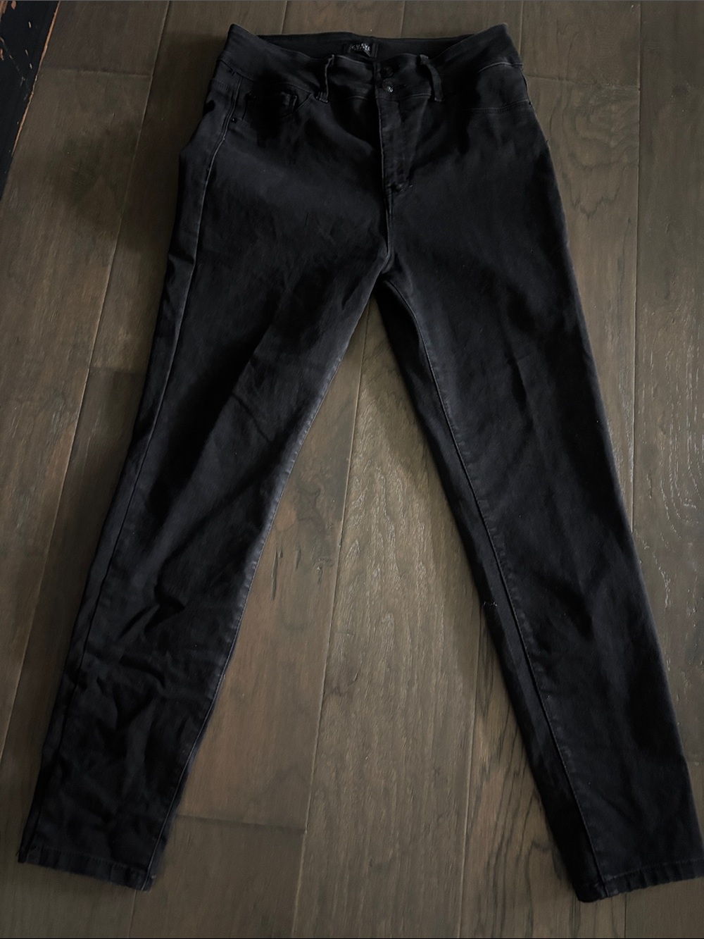 Curve Appeal Women's Black Skinny Stretch Jeans